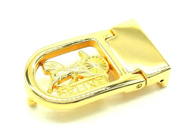 楽天市場】セリーヌ レザーベルト 馬車バックル ヴィンテージ ブラック