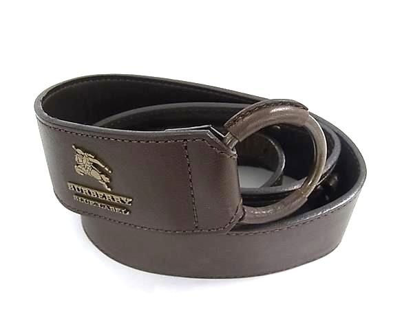 楽天市場】BURBERRY バーバリー Check and Leather Reversible Belt