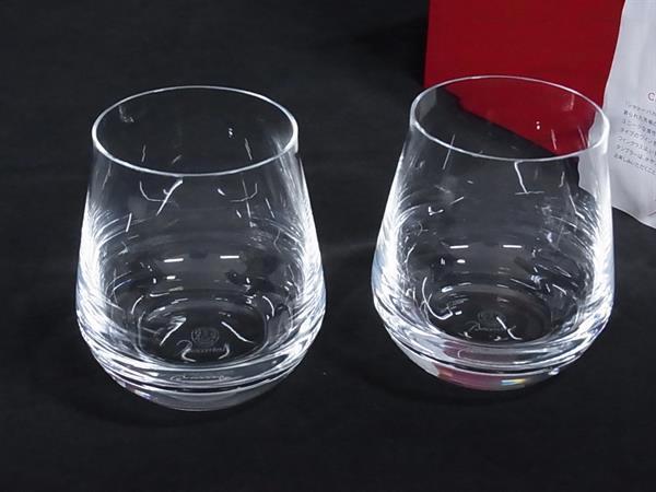 ■極美品■ Baccarat バカラ シャトーバカラ 結晶硝子 水呑み タンプラー 食器 2客書き割り せつ然たる BM7556