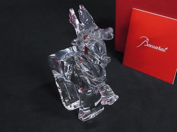 ■新品負けず劣らず■ Baccarat バカラ 結晶硝子 馴鹿 フィギュリン オブジェ 飾りつけ 室内装飾 せつ然たる BT0183