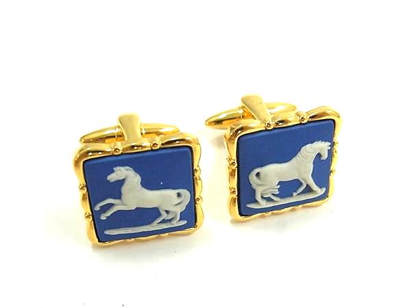 楽天市場】ウェッジウッド WEDG WOOD カフス ジャスパー ゴールドx