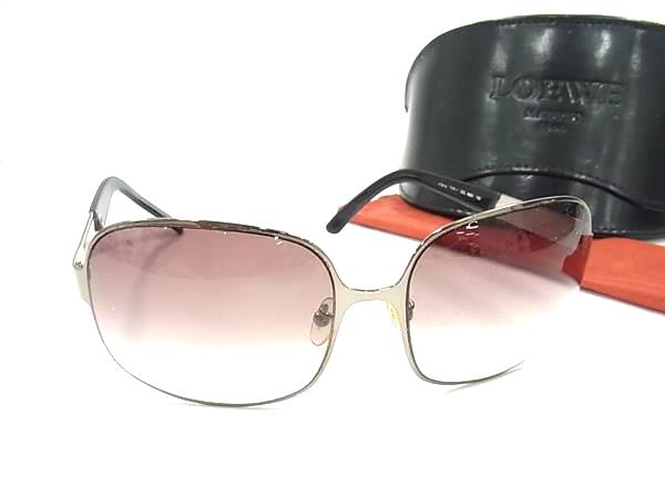 楽天市場】LOEWE めがね パープルシルバー ツーポイント型 縁無し/フチ