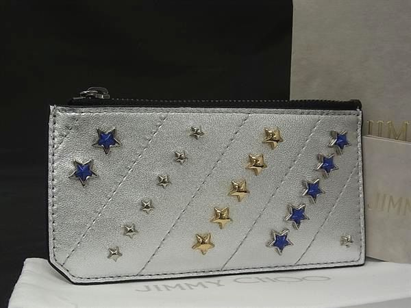 未使用ほぼ美品保存袋カード付きJIMMY CHOO シルバー コインケース 楽天市場】JIMMY CHOO ジミーチュウ REID [レディース レザー