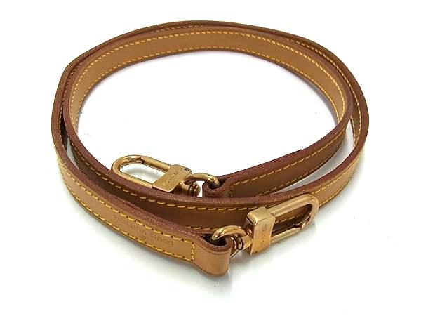 ■極美品■ LOUIS VUITTON ルイヴィトン バッグ用 ショルダーストラップ 肩掛け レディース ブラウン系 FG3854｜pleasure-Store　店 16,006円