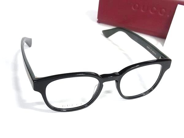 ■新品負けず劣らず■ GUCCI グッチ GG0927O シェリー酒生産ライン 眼鏡 メガネ レディース メンズ 黒いこと系×緑であること系 HA5387