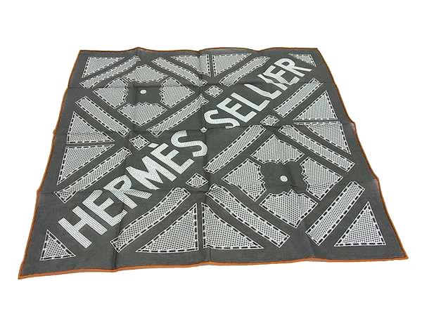 楽天市場】HERMES エルメス ポケットチーフ ジャガードH柄シルク