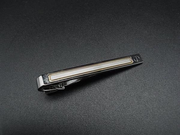楽天市場】dunhill ダンヒル dロゴ ネクタイピン ブラック シルバー