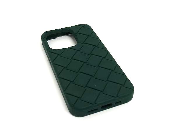 ■美品■ BOTTEGA VENETA ボッテガヴェネタ イントレチャート 思われ人 iPhone14Pro アイフォンケース スマホケース 緑であること系 FR8349