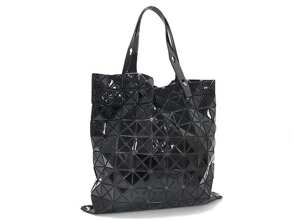 ■美品■BAO BAO ISSEY MIYAKE バオバオイッセイミヤケ プリズム PVC ショルダーバッグ トートバッグ レディース ブラック系 FW1031