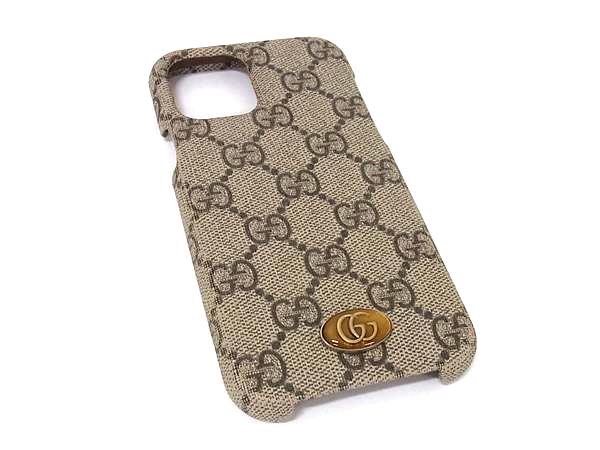 GUCCI グッチ 668406 617664 PVC iPhone12/12Pro 対応 アイフォンケース スマホケース ブラウン系 GC1192｜pleasure-Store　店