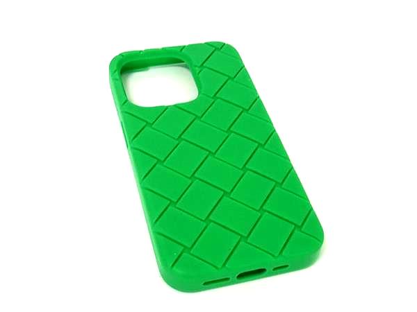 BOTTEGA VENETA ボッテガヴェネタ イントレチャート 天然ゴム iPhone 14 Pro 相応う アイフォンケース スマホケース 緑であること系 FW3087