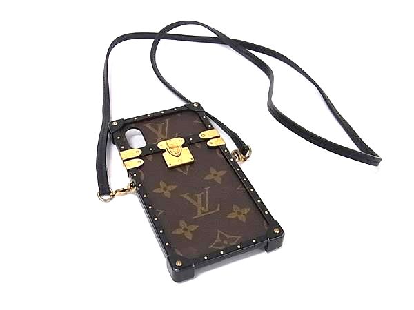 LOUIS VUITTON ルイヴィトン M67892 モノグラム アイトランク ライト iPhone X/Xs 対応 アイフォンケース ブラウン系 BN8192|pleasure-Store 店