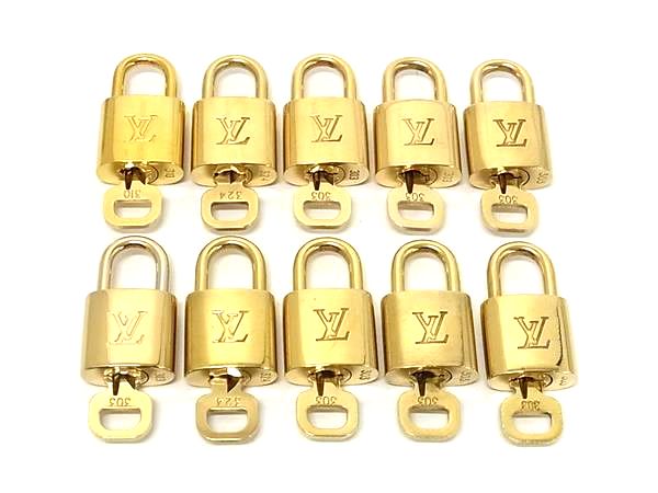 LOUIS VUITTON ルイヴィトン カデナ 南京錠 パドロック 303 310 324 10点書き割り まとめ売り DB4772