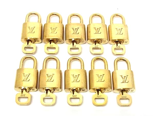 ■美品～■ LOUIS VUITTON ルイヴィトン カデナ 南京錠 パドロック 305 316 319 10点書き割り まとめ売り DB4812
