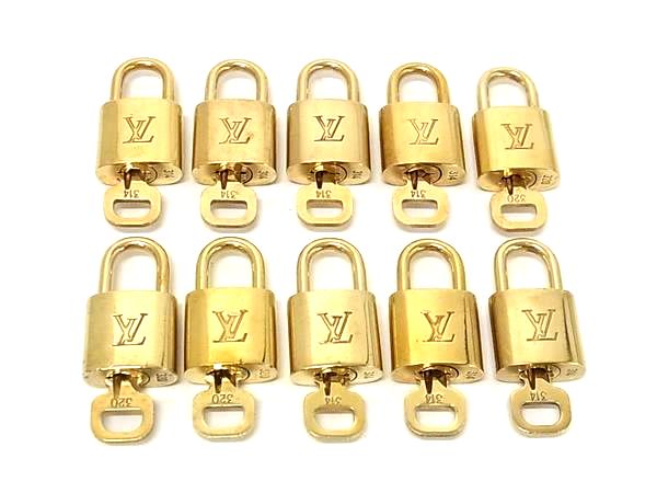 ■美品～■ LOUIS VUITTON ルイヴィトン カデナ 南京錠 パドロック 314 320 10点書き割り まとめ売り DB4816