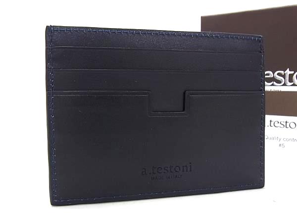 楽天市場】□新品□未使用□ a.testoni ア テストーニ レザー 二つ折り