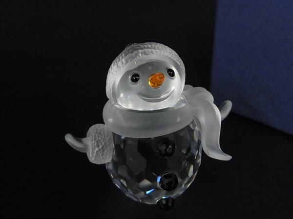 楽天市場】スワロフスキー スノーマンの家族 雪だるま 置物 クリスマス