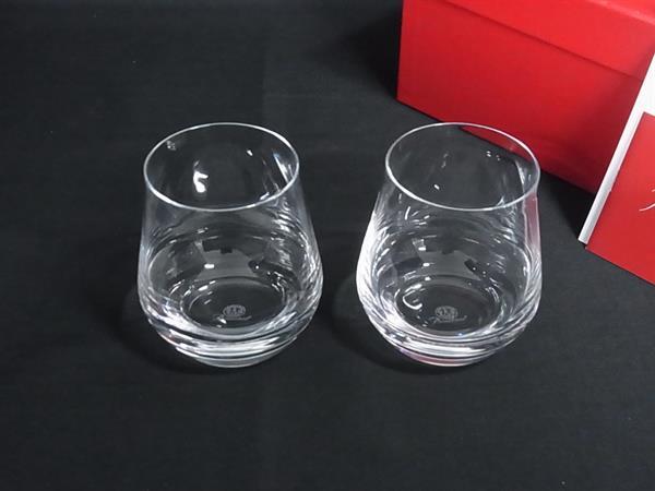 ■新品■未当て嵌める■ Baccarat バカラ シャトーバカラ 結晶硝子 タンプラー 食器 速見表御召しもの 有りの実 2客書き割り せつ然たる BS4989