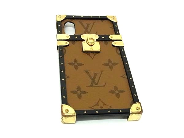 Louis Vuitton iPhone用ケース ブラウン　モノグラム LOUIS VUITTON(ルイヴィトン)モノグラム柄iPhone 10ケース