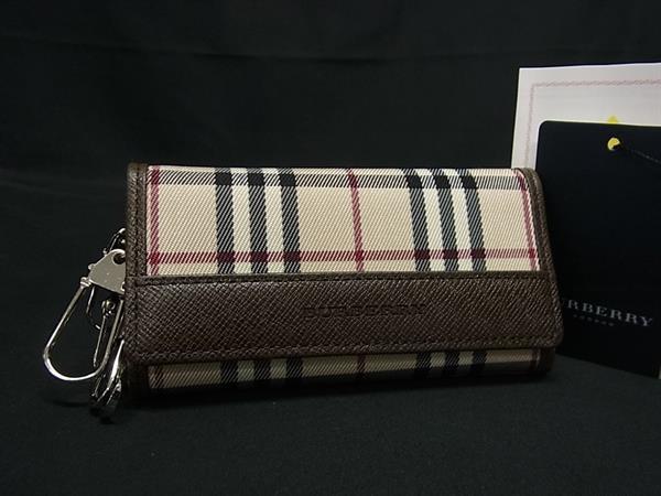 楽天市場】【未使用品】BURBERRY バーバリー キーケース 6連キー