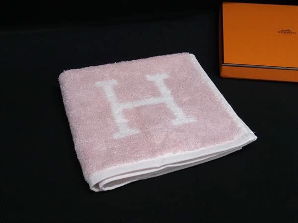 ■新品■未当て嵌める■ HERMES エルメス アヴァロン 綿織物100％ 汗手拭い 汗手拭い レディース さくら色系×象牙色系 FP6385 バッグ・小物・ブランド雑貨-レディースハンカチ