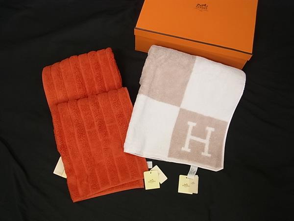 楽天市場】【値下げ】エルメス Hロゴ アヴァロン バスタオル ユニ