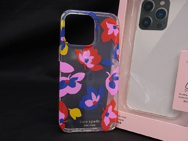 KATE SPADE ケイトスペード iPhone13Pro対応ケース マルチ KATE SPADE ケイトスペード iPhone 13 Pro 対応 ケース ブラック マルチ