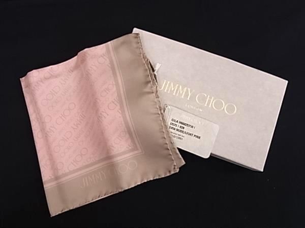 人気♡美品♡シルク100％♡JIMMY CHOO ジミーチュウ ロゴ ストール JIMMY CHOO（マフラー/ショール）のフリマアイテム一覧