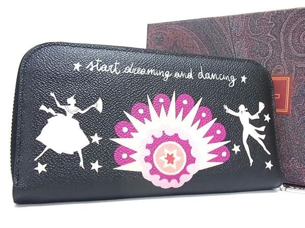 楽天市場】□新品同様□ ETRO エトロ マルゴット レザー ペイズリー柄