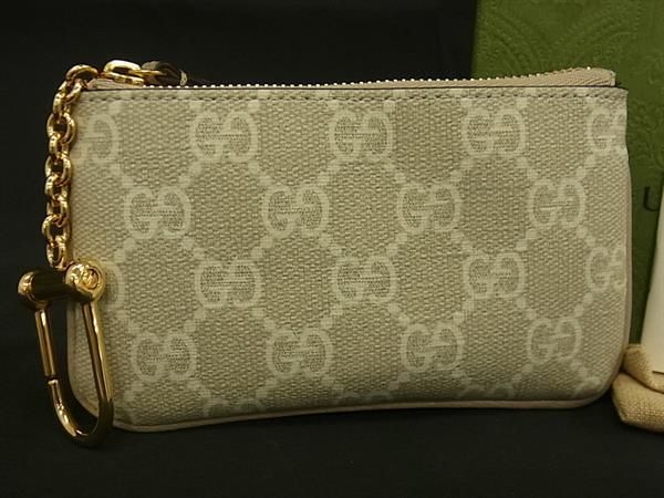gucci グッチ GGスプリーム ケース ベージュ　小銭入れ 楽天市場】【財布】GUCCI グッチ GGスプリーム GGプラス ファスナー