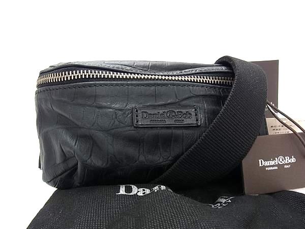 【美品・希少】ダニエル&ボブ イントレチャート ボディバッグ 黒 ダニエルアンドボブ Daniel&Bob 【日本正規品】ダニエル&ボブ