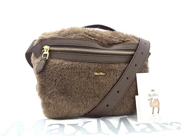 楽天市場】□新品同様□ Max Mara マックスマーラ ボア×レザー クロス