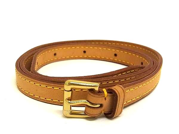 ■美品■ LOUIS VUITTON ルイヴィトン なめし革 ストラップ 曲がった掛け 膝掛け レディース  赤銅色系 FM0414 メンズファッション-その他