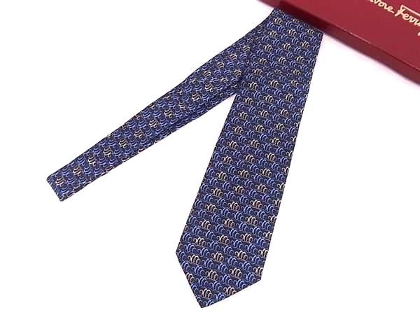 楽天市場】□新品同様□ Salvatore Ferragamo フェラガモ シルク100