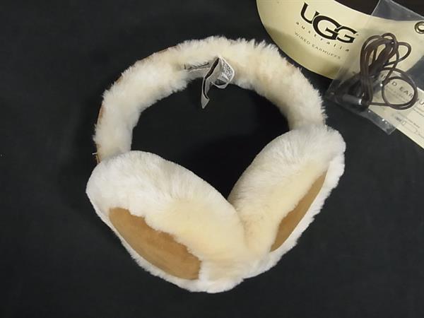 UGG リアルファー イヤーマフ アイボリー・ブラウン 楽天市場】UGG アグ イヤーマフラー 全4色 EMBROIDERED LOGO