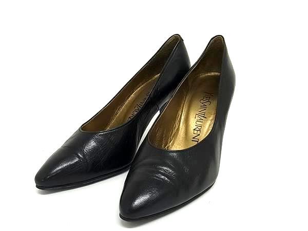 未使用✨SAINT LAURENT パンプス 38.5 黒 楽天市場】【新品未使用品】【靴】YVES SAINT LAURENT イヴ サン