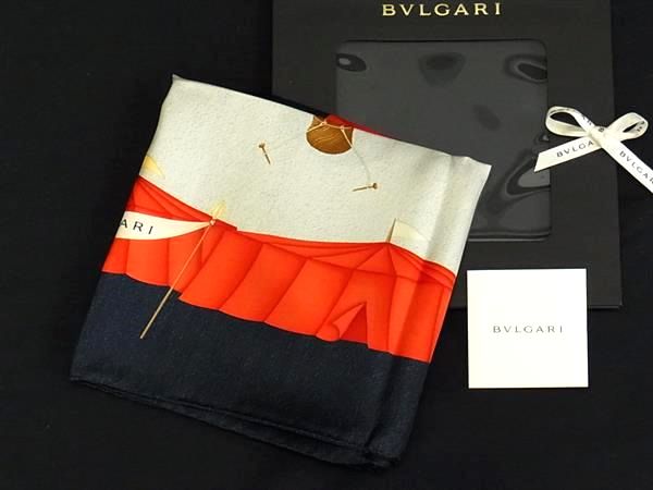楽天市場】【未使用品】【アパレル】BVLGARI ブルガリ ストール