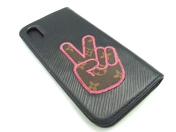 LOUIS VUITTON - ルイヴィトン M64468 スマホケース フューシャ  LOUIS VUITTON iPhone X/XS フォリオ エピ LOUIS VUITTON - ルイヴィトン M64468 スマホケース フューシャ