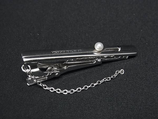 金製 ネクタイピン 真珠付き f9605-1.jpg