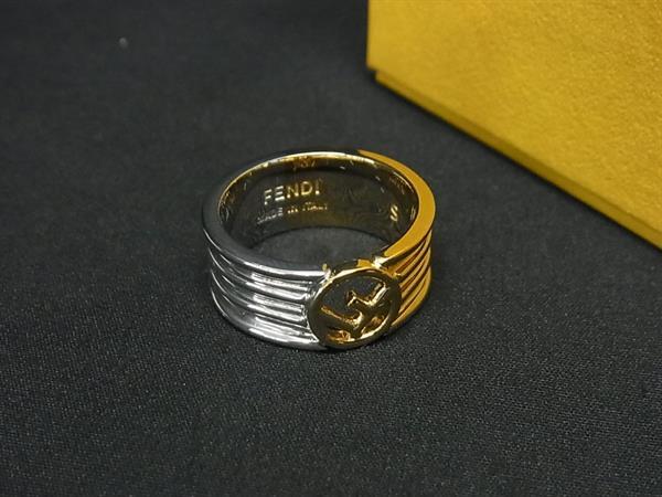 E FENDI ゴールド リング フォーエバー　Lサイズ　ホワイト　17号 フォーエバー フェンディ リング ゴールド仕上げ ゴールド | Fendi