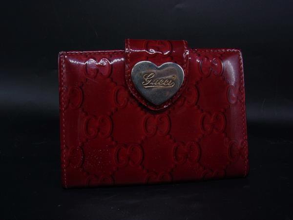 美品 希少品 グッチ ゴースト カードケース ケース レザー 赤 楽天市場】GUCCI グッチ グッチシマ ハート カードケース パス