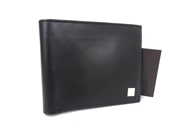 楽天市場】ダンヒル dunhill 財布 ブラックxゴールド レザーx