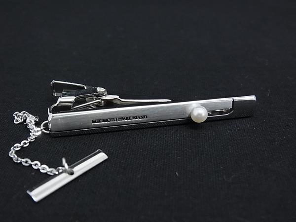 昭和レトロ　14金　MIKIMOTO ネクタイピン 真珠付き 楽天市場】ミキモト タイピン 真珠付 ネクタイピン パール