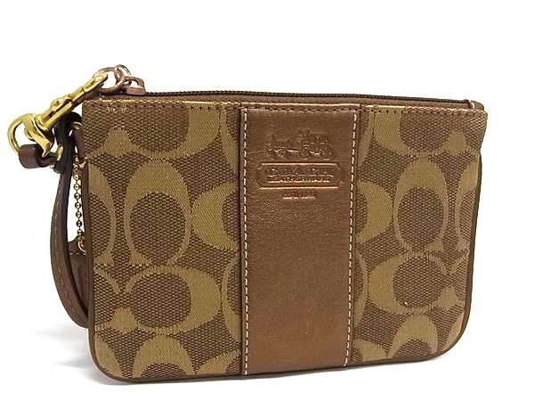 新品未使用　コーチ　COACH　ポーチ　ブラウン✕ピンクマルチ　コラボ 楽天市場】コーチ COACH ポーチ ピンクxブラック レザーx金属