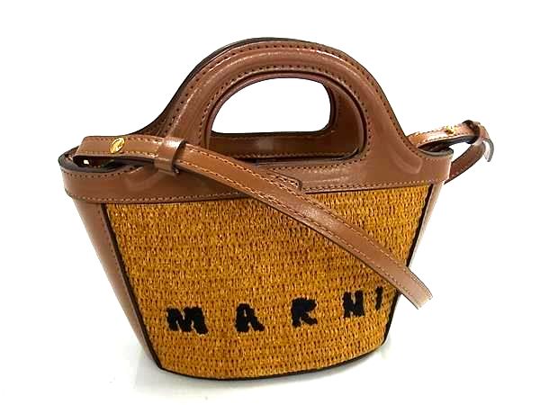 楽天市場】□新品同様□ MARNI マルニ キャンバス 2WAY ハンドバッグ