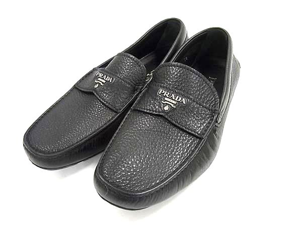 【訳あり】プラダスポーツ　レザースニーカー ローファー　黒　ベルクロ　39 訳あり】プラダスポーツ レザースニーカー ローファー 黒 ベルクロ 39