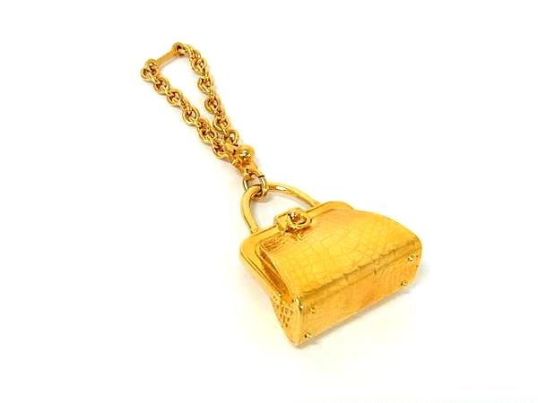 美品　Dior ダイヤモンド風キーホルダー Christian Dior ディオール キーリング キーホルダー レディース