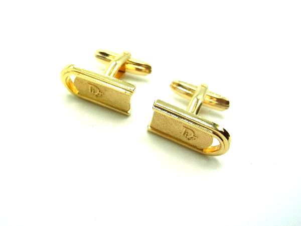 楽天市場】クリスチャン ディオール Christian Dior カフス ゴールド