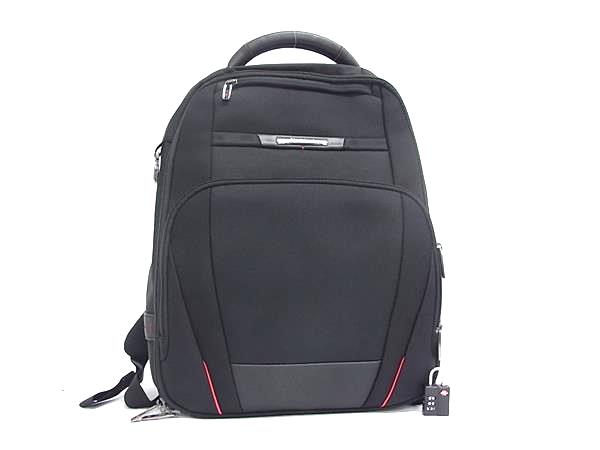 ■新品■未当てはめる■ Samsonite サムソナイト ナイロン帆布 背嚢 うしろ側風呂敷き包み デイパック メンズ 黒いこと系 HA5675