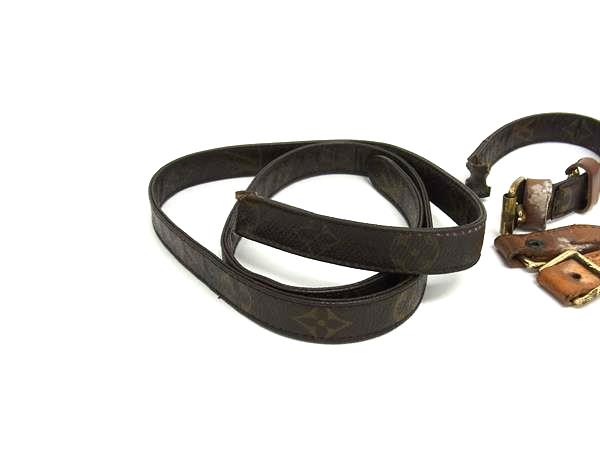 極美品 ルイヴィトン ショルダー バッグ ストラップ レザー ブラウン 調節可能 極美品 ルイヴィトン ショルダー バッグ ストラップ レザー ブラウン